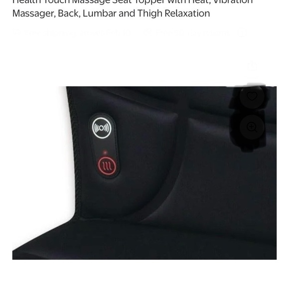 Health Touch massage seat topper new in box - Picture 2 of 4